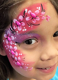 203x280 Girls' Face Painting St. Charles Chicago Face Painter - Painting Of Girl Face
