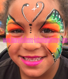 265x310 Girls Face Painting - Painting Of Girl Face