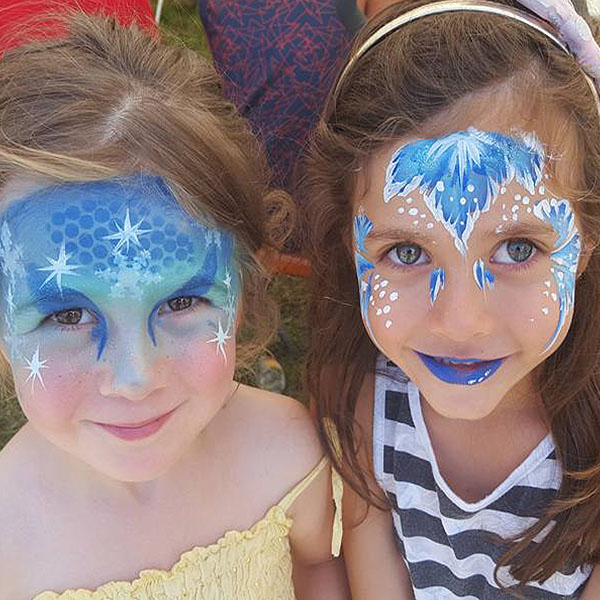 600x600 Kids Face Painting - Painting Of Girl Face