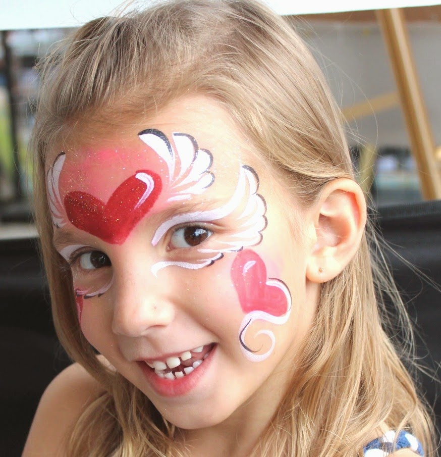 874x905 Cute Face Painting Ideas For Girls ~ Creative Art And Craft Ideas - Painting Of Girl Face