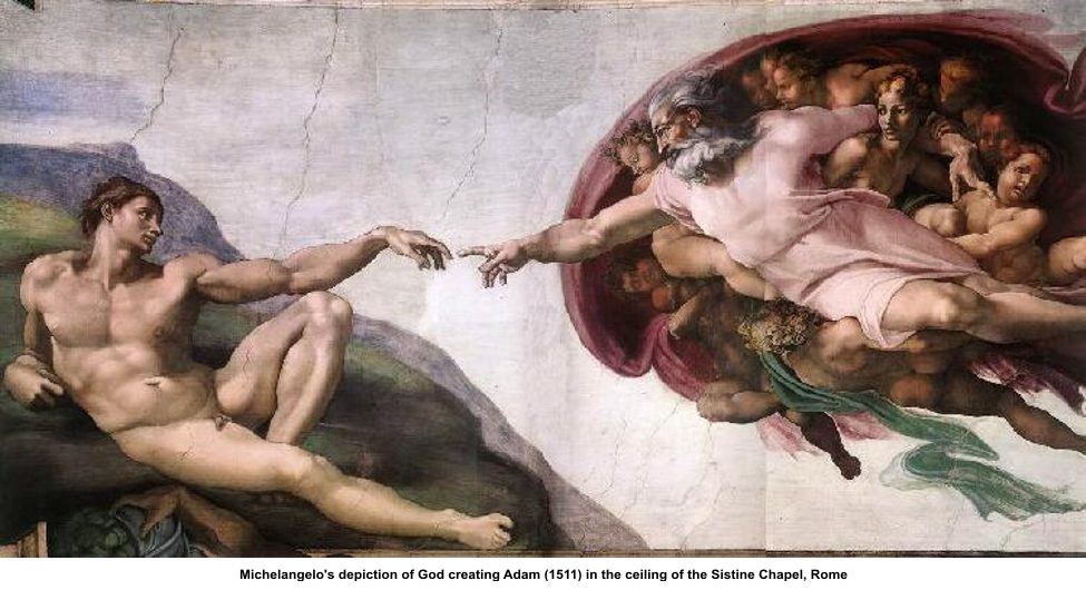 975x530 Sistine Chapel Painting Fingers Touching - Painting Of God Touching Finger