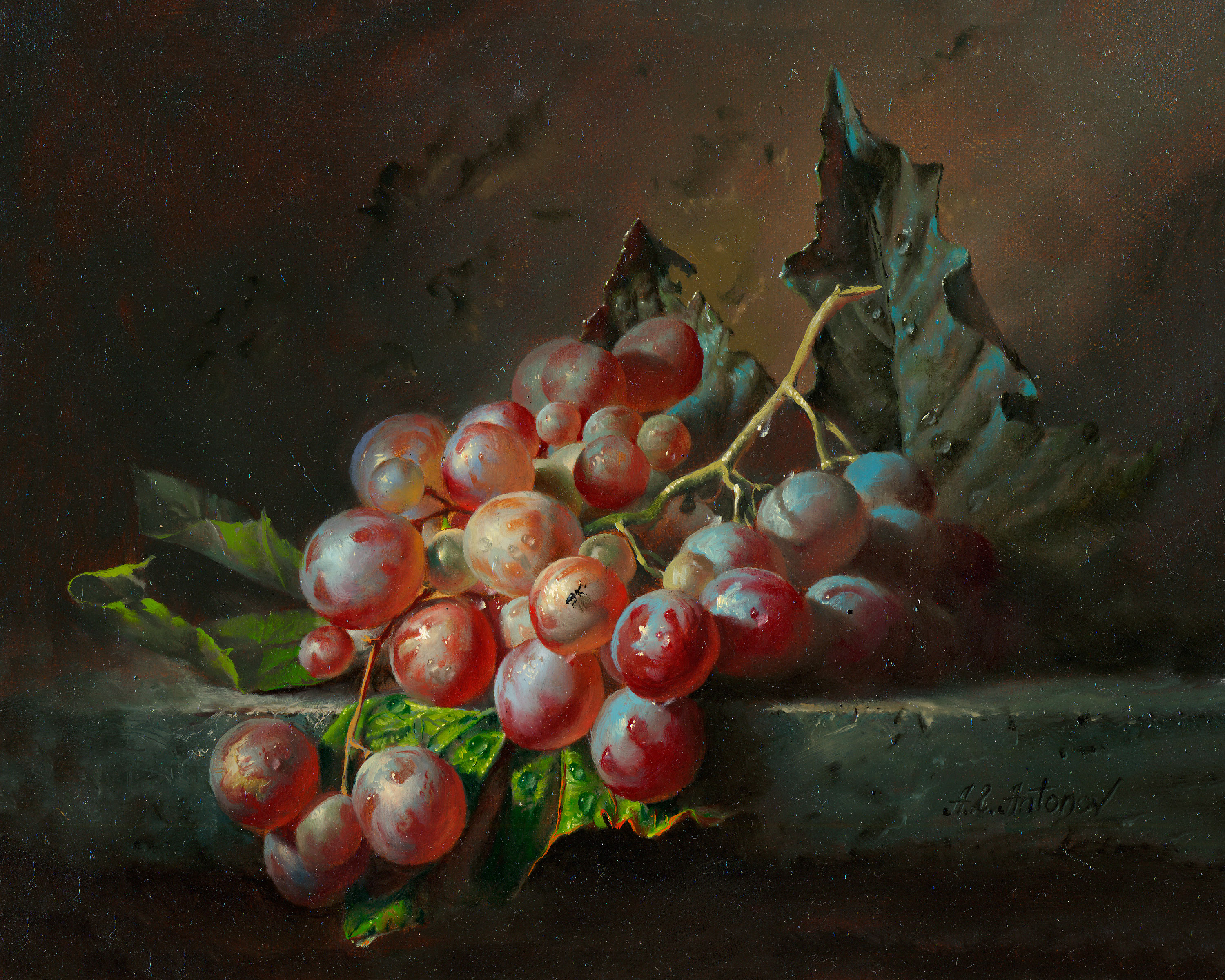 3000x2400 Red Grapes Full Hd Wallpaper And Background Image 3000x2400 Id - Painting Of Grapevines