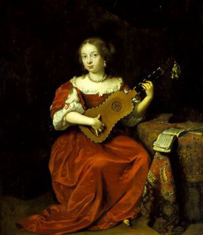 400x463 Guitar Player Paintings By Famous Artists - Painting Of Guitar Players