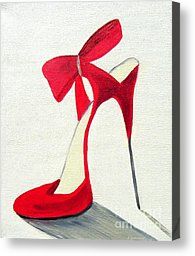 Painting Of High Heel Shoes at PaintingValley.com | Explore collection ...