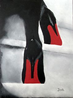 236x317 166 Best Cats Moon Wine High Heels Images On Canvas - Painting Of High Heel Shoes