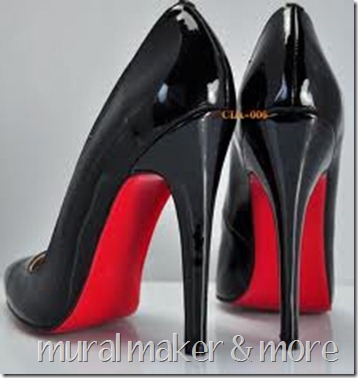 358x378 Christian Louboutin Shoes Painting - Painting Of High Heel Shoes