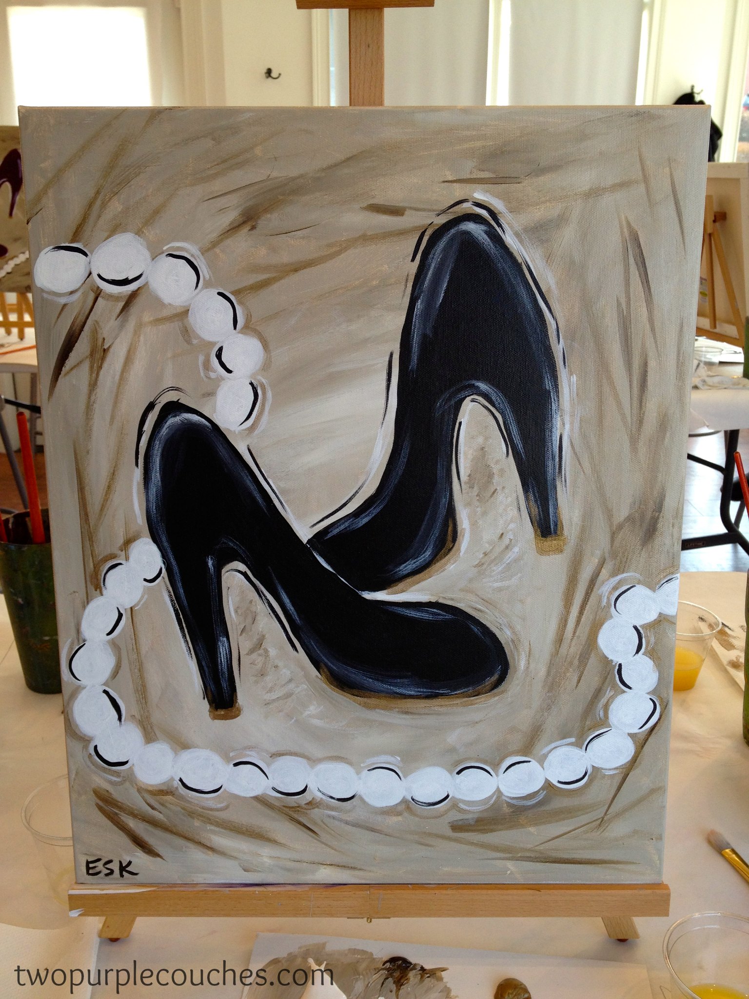 1536x2048 Cheers To Art, No. 2 - Painting Of High Heels