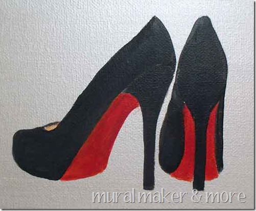501x413 Christian Louboutin Shoes Painting - Painting Of High Heels