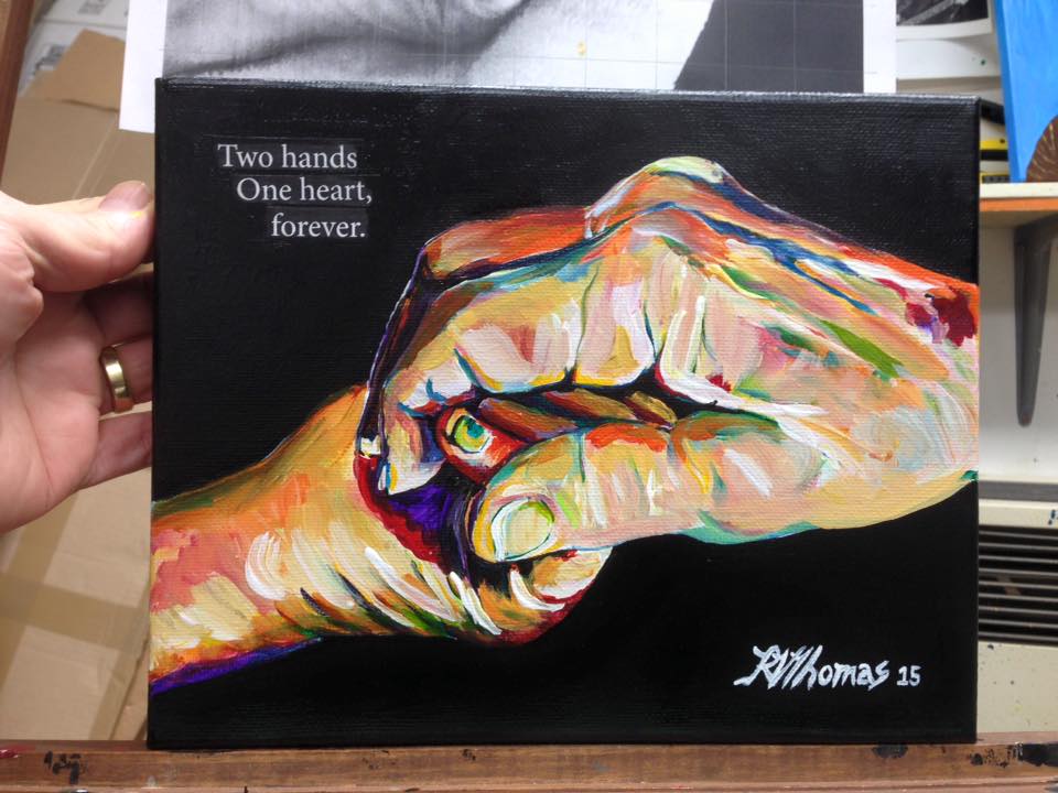 960x720 Narrative Is Everything - Painting Of Holding Hands