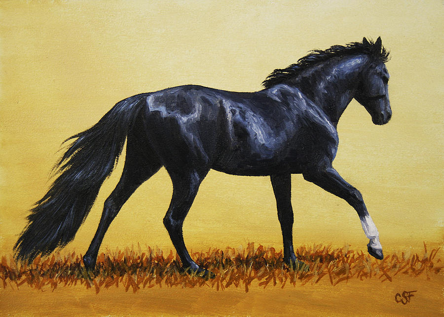 900x642 Horse Painting - Painting Of Horses