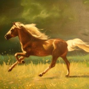 300x300 Oil Painting Horses - Painting Of Horses