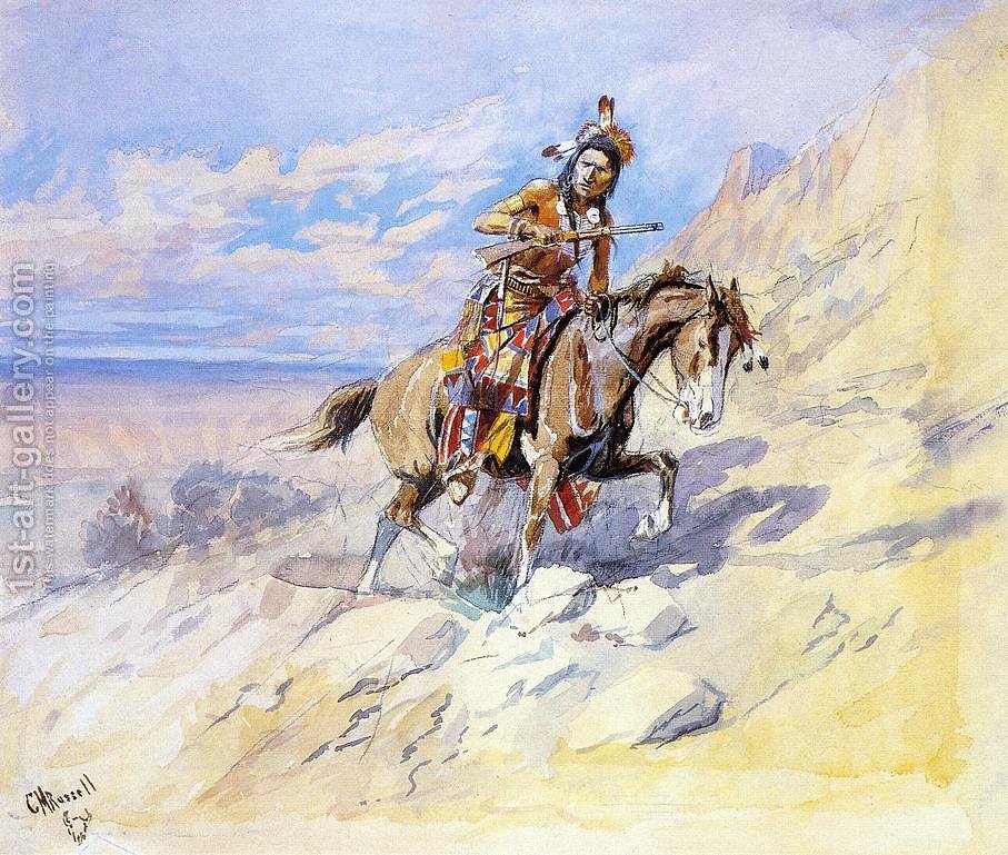 Painting Of Indian On Horseback At PaintingValley Com Explore   Painting Of Indian On Horseback 17 