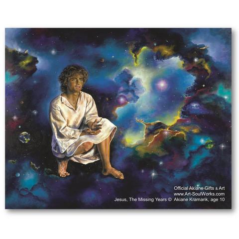 480x480 Jesus The Missing Years, Akiane Kramarik Painting, Jesus Amp God - Painting Of Jesus Reaching Into Water