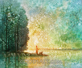 270x225 Pictures Of Yongsung Kim - Painting Of Jesus Reaching Into Water