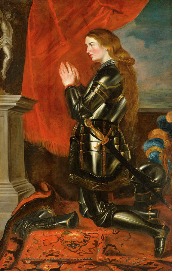 572x900 Joan Of Arc Painting By Peter Paul Rubens - Painting Of Joan Of Arc
