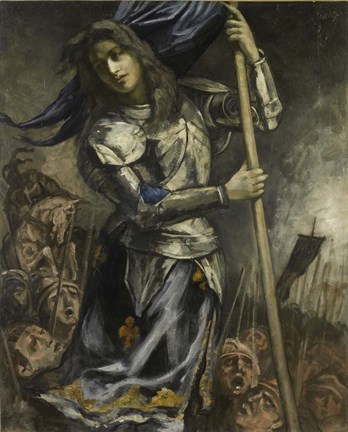 348x432 Joan Of Arc, 1930 Fine Art Print By Emile Bernard - Painting Of Joan Of Arc