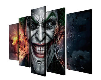 340x270 Joker Painting Etsy - Painting Of Joker