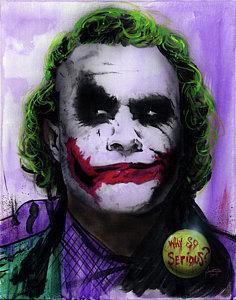 236x300 The Joker Paintings Fine Art America - Painting Of Joker