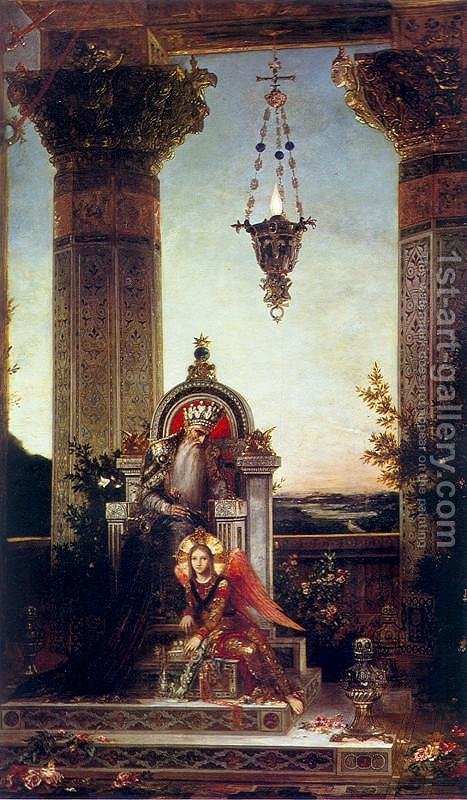 467x800 King David Gustave Moreau Reproduction 1st Art Gallery - Painting Of King David