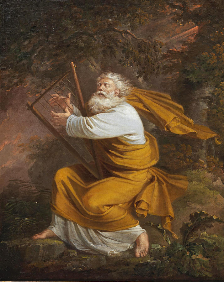 714x900 King David Painting By Johann Josef Schindler - Painting Of King David
