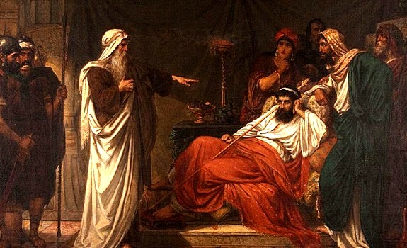 575x350 Who Was Nathan In The Bible David's Shrewd Adviser - Painting Of King David