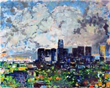 222x178 California Landscape Painting Plein Aire Art Impressionist - Painting Of Los Angeles