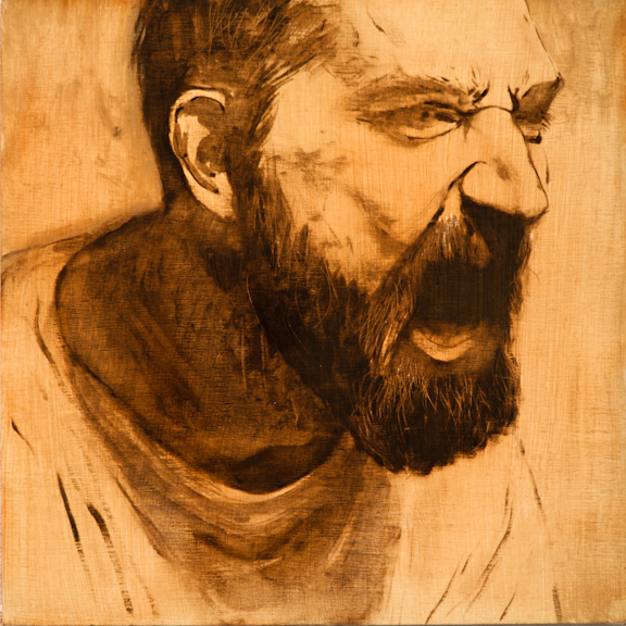 576x576 Painting Is History Gurevich Fine Art - Painting Of Man