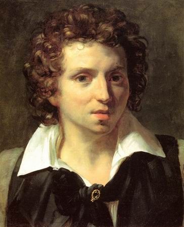 364x450 Paintings Of A Portrait Of A Young Man By Gericault 1791 1824 - Painting Of Man