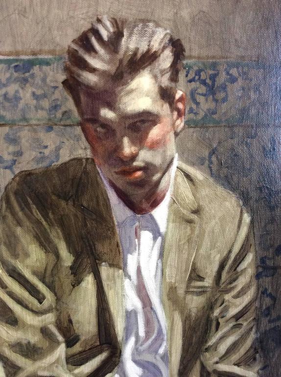 574x768 Mark Beard - Painting Of Men