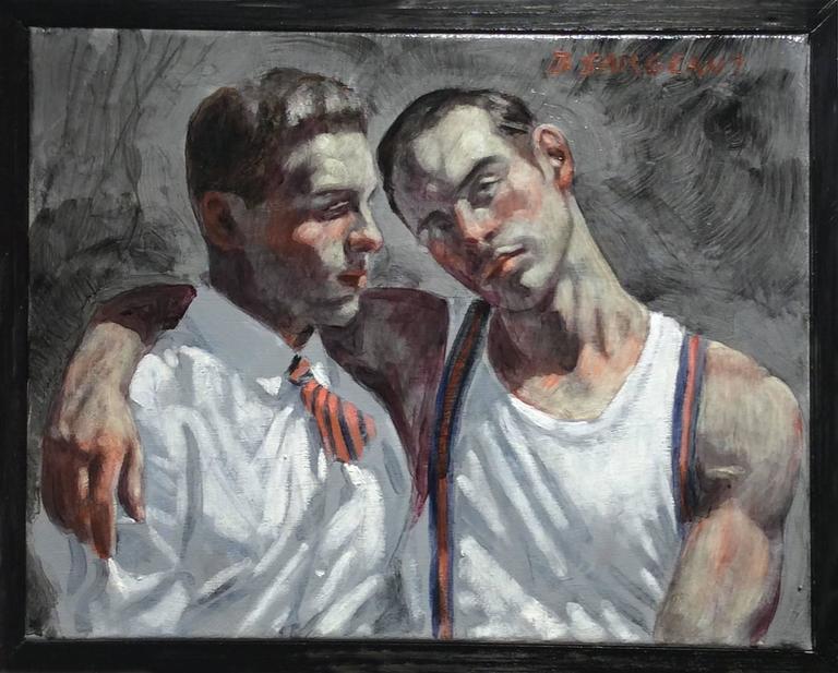 768x617 Mark Beard - Painting Of Men