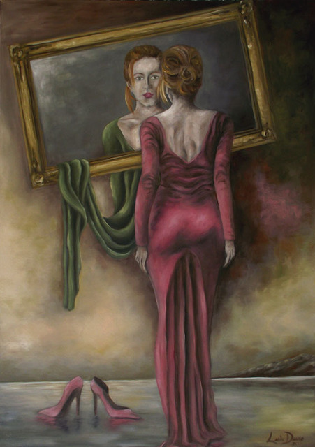 451x640 Luis Duro - Painting Of Mirror
