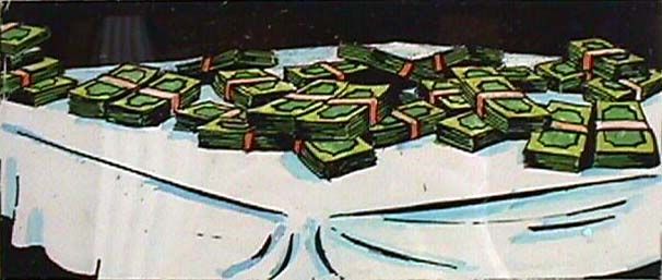 606x257 John Clem Clarke For The Painting Money Nowy Realizm - Painting Of Money