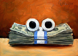 320x230 Carol Nelson Fine Art Blog The Money - Painting Of Money