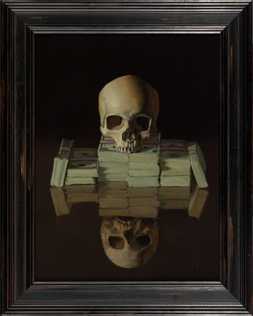 520x650 Chris Peters Paintings - Painting Of Money