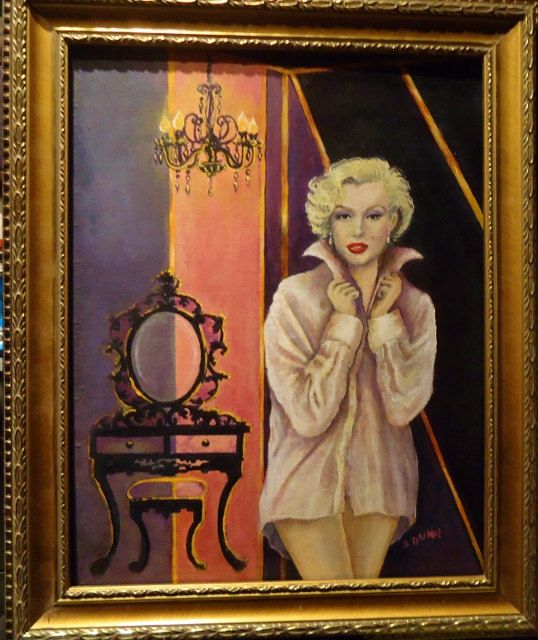 538x640 Marilyn Monroe Movie Star Portrait Painting Wall Decor By Gramsart - Painting Of Movie Stars