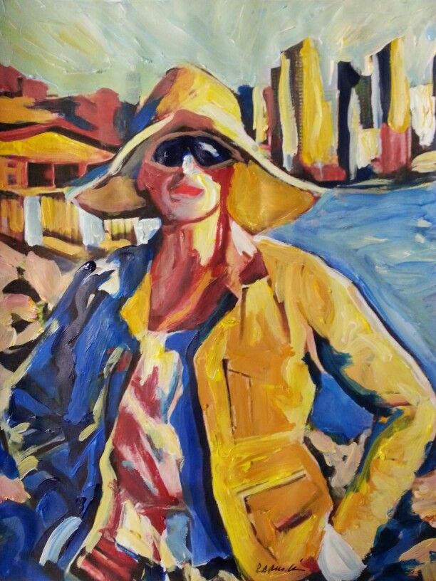 612x816 The Movie Star. Painting By Rd Riccoboni Acrylic On Paper - Painting Of Movie Stars