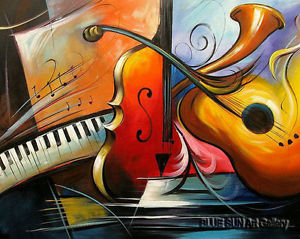 Painting Of Musical Instruments at PaintingValley.com | Explore ...