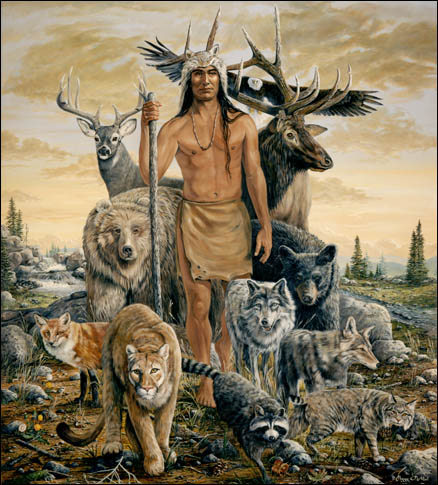 438x485 Native Americanindian Paintings And Prints - Painting Of Native American