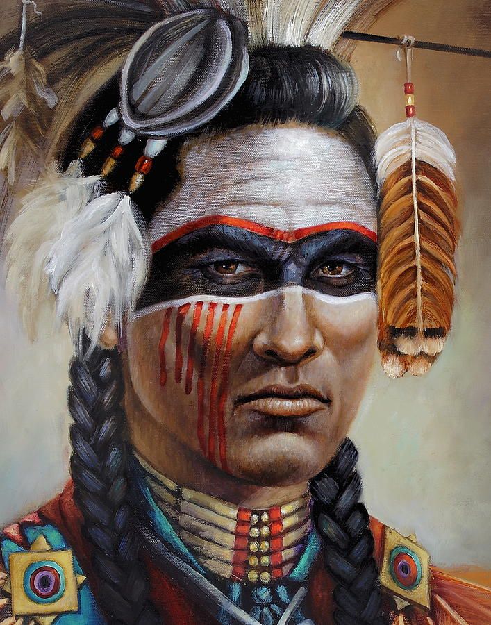 Painting Of Native American Warriors At Paintingvalley Com Explore Collection Of Painting Of