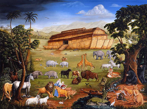 600x447 Noah's Ark Painting By Joseph Holodook - Painting Of Noahs Ark