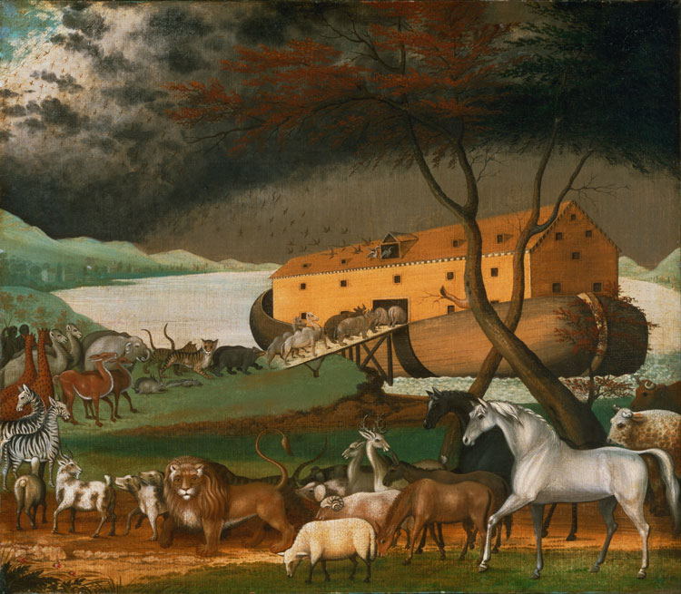 750x655 Tamed Hicks' Let's Explore Art - Painting Of Noahs Ark