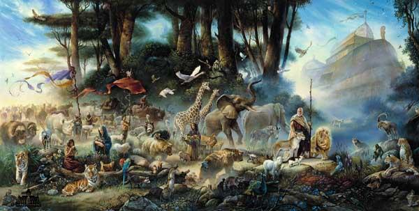 600x303 Wildlife Art Prints Plus Original Paintings With A Wide Selection - Painting Of Noahs Ark