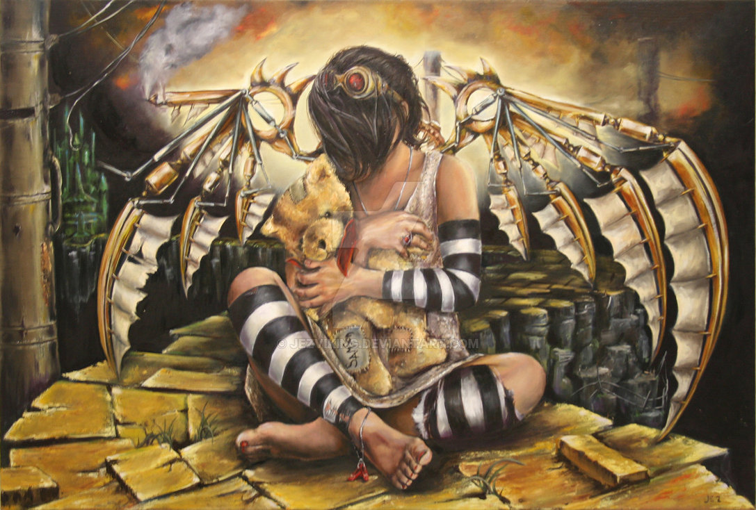 1087x734 Samson And Delilah Full Finished Painting By Jezviking - Painting Of Samson