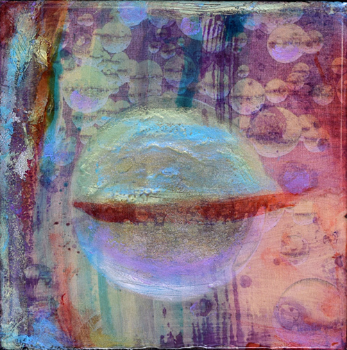 500x505 Sandra Duran Wilson Science And The Princess Of Paint Abstract - Painting Of Science