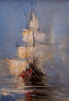 236x346 Justyna Kopania - Painting Of Ship