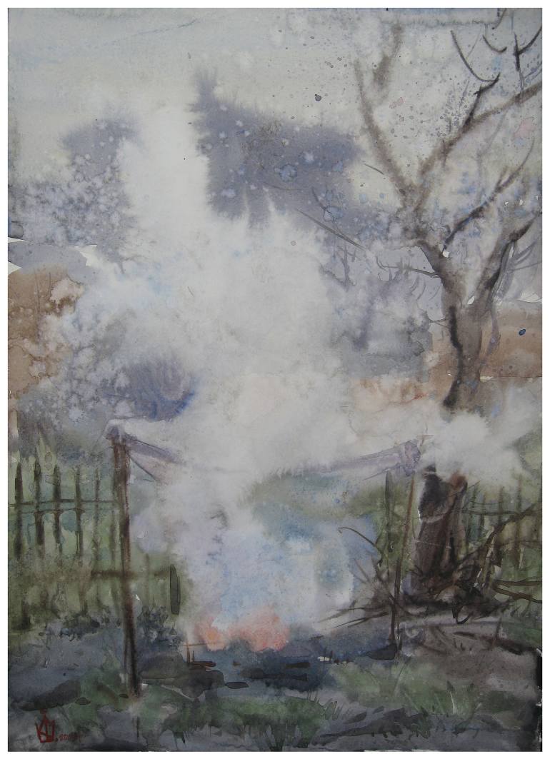 Painting Of Smoke At PaintingValley Com Explore Collection Of   Painting Of Smoke 15 