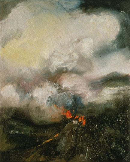 433x540 Forest Fire Paintings By Jennifer Walton - Painting Of Smoke