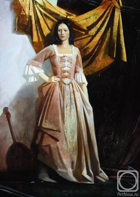 459x647 Painting Buy On Artnow.ru - Painting Of Spanish Woman