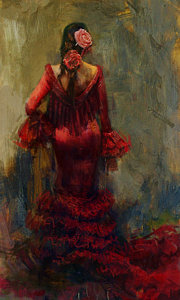 180x300 Spanish Woman Paintings Fine Art America - Painting Of Spanish Woman