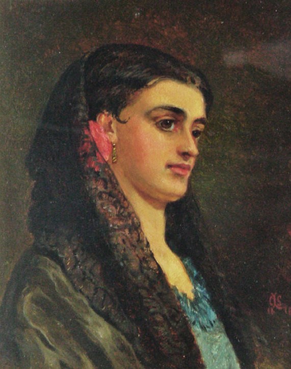 571x724 It's About Time Spectacular Amp Strong Spanish Women Portrayed - Painting Of Spanish Woman